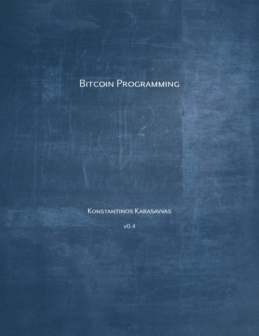 Cover of the Bitcoin Programming textbook